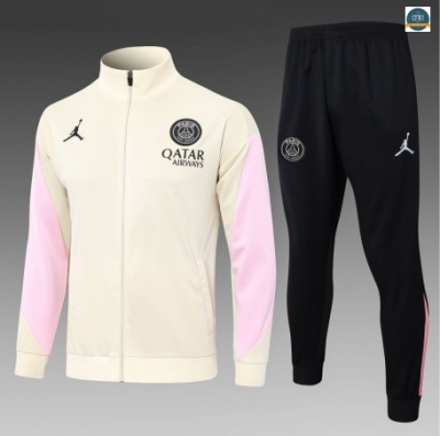 Diseño Chaqueta Chándal Fútbol Paris Saint Germain Enfant Equipación albaricoque/Rosa/negro 2025/2026