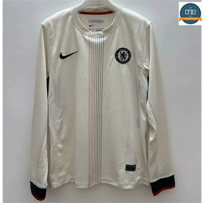 Camiseta futbol Chelsea 2ª Equipación Manga Larga 2025/2026