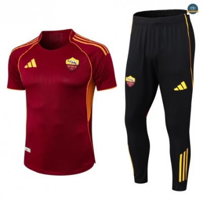 Nuevas AS Roma Training Equipación rojo/negro 2025/2026