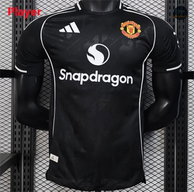 Venta Camiseta futbol Manchester United Player Equipación Negro 2025/2026