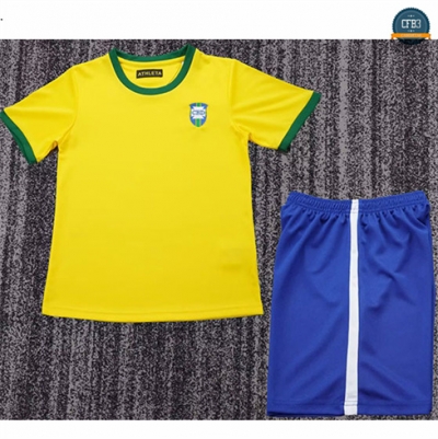 Camiseta futbol Retro 1970 Brasil Niño 1ª Equipación