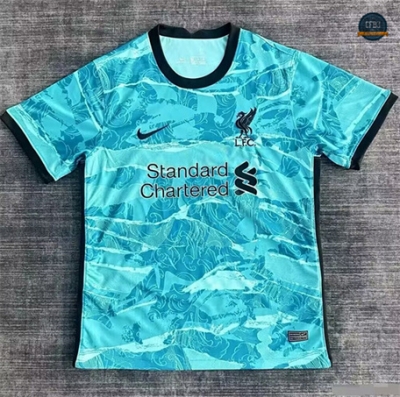 Venta Camiseta futbol Retro 2020-21 Liverpool 2ª Equipación