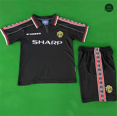 Comprar Camiseta futbol Retro 1998-99 Manchester United Niño 2ª Equipación