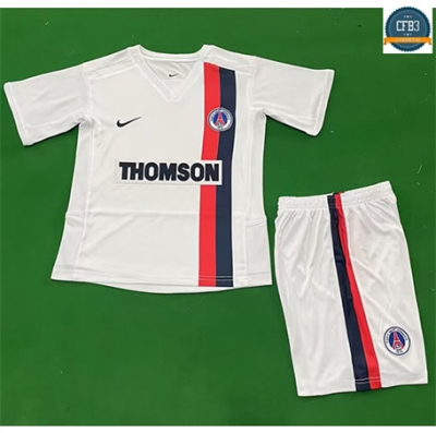 Camiseta futbol Retro 2002-03 Paris Saint Germain Niño 2ª Equipación