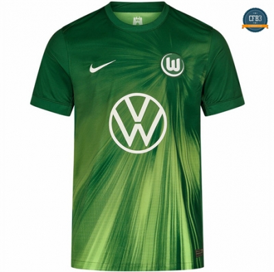 Cfb3 Camiseta futbol Wolfsburg 1ª Equipación Verde 2025/2026