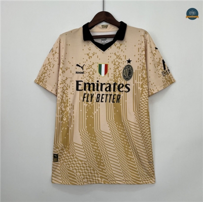 Comprar Cfb3 Camiseta AC Milan Equipación Portero Especial Amarillo 2023/2024