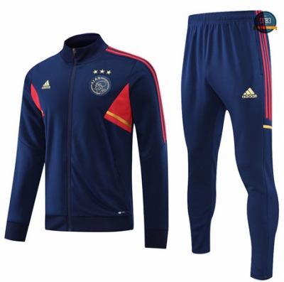 Cfb3 Camiseta Chaqueta Chándal Ajax Equipación Azul Profundo 2022/2023 C005