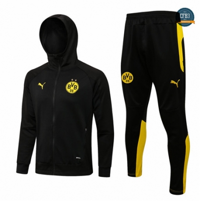 Cfb3 Camisetas Chaqueta Chandal Borussia Dortmund Equipación Sombrero Negro 2021/2022