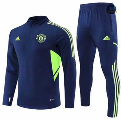 Cfb3 Camiseta Chándal Manchester United Equipación Azul 2022/2023 C239