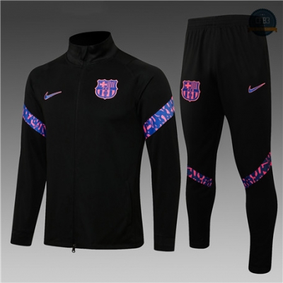 Cfb3 Chaqueta Chándal Niños Barcelona Equipación Negro 2021/2022