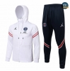 Cfb3 Chaqueta Chandal Jordan PSG Equipación Sombrero Blanco 2021/2022