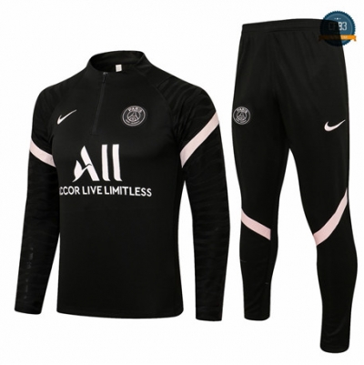 Cfb3 Chandal PSG Equipación Negro/Rosa claro 2021/2022