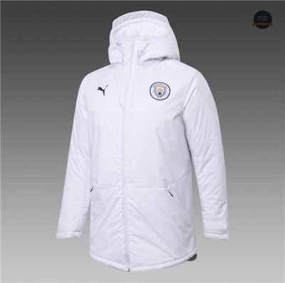 Cfb3 Chaqueta Acolchada Manchester City Blanco 2020/2021