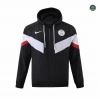 Cfb3 Camisetas Chaqueta Rompevientos PSG Equipación negro 2024/2025