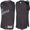 cfb3 camisetas Custom, San Antonio Spurs [Negro Christmas]