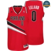 cfb3 camisetas Damian Lillard, Portland Trail Blazers - Roja