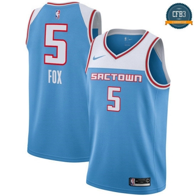 cfb3 camisetas De'Aaron Fox, Sacramento Kings 2018/19 - City Edition