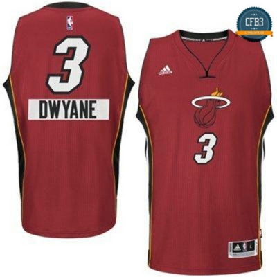 cfb3 camisetas Dwyane Wade, Miami Heat - Christmas Day