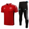 Cfb3 Camiseta Entrenamiento Polo Arsenal + Pantalones Equipación Rojo 2021/2022