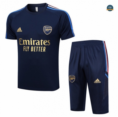 Nuevas Cfb3 Camiseta Entrenamiento Arsenal + Pantalones Cortos Equipación Azul 2023/2024 replicas