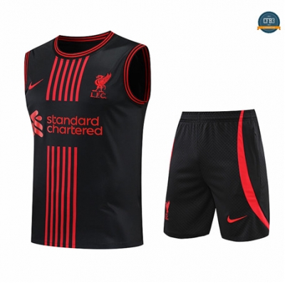 Cfb3 Camiseta Liverpool Chaleco Pantalones Equipación Negro 2022/2023 C548