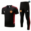 Cfb3 Camiseta Manchester United + Pantalones Equipación Negro 2022/2023