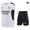Cfb3 Camiseta Real Madrid Chaleco Pantalones Equipación Blanco/Negro 2022/2023 C431