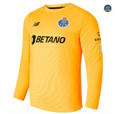 Nuevas Cfb3 Camiseta FC Porto Portero 1ª Equipación Manga larga Amarillo 2022/2023