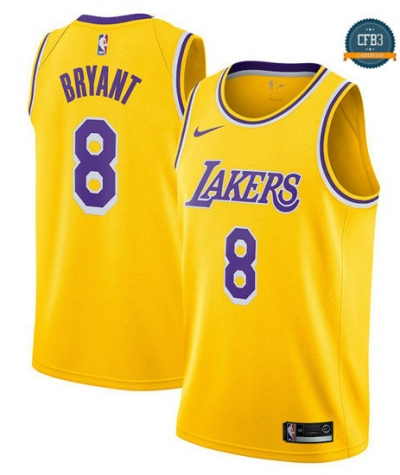 cfb3 camisetas Kobe Bryant, Los Angeles Lakers 2018/19 - Icon