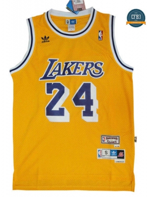 cfb3 camisetas Kobe Bryant, Los Angeles Lakers RETRO [Dorada]