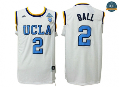 cfb3 camisetas Lonzo Ball, UCLA Bruins [Blanco]