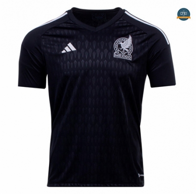 Nuevas Cfb3 Camiseta México Equipación Portero Negro 2022/2023