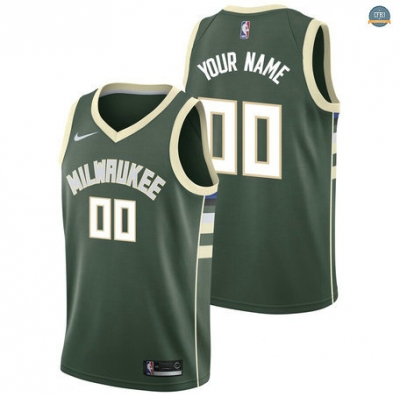 Cfb3 Camisetas Custom, Milwaukee Bucks - Icon Edition