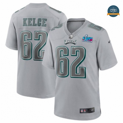 Nuevas Cfb3 Camiseta Jason Kelce, Philadelphia Eagles - Super Bowl LVII