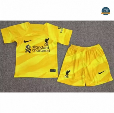 Cfb3 Camiseta Liverpool Niño Portero Equipación Amarillo 2023/2024