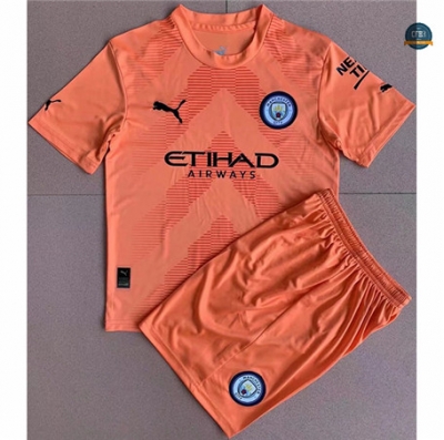 Cfb3 Camiseta Manchester City Niños Portero Naranja 2022/2023