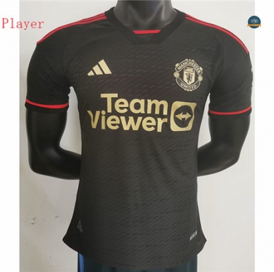 Cfb3 Camiseta Manchester United Player Equipación Negro 2023/2024