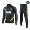 Cfb3 Chandal Niños Manchester United Negro/Amarillo Cuello alto 2019/2020