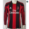 Camiseta futbol Retro 2010-11 AC Milan 1ª Equipación Manga larga