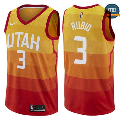 cfb3 camisetas Ricky Rubio, Utah Jazz - City Edition