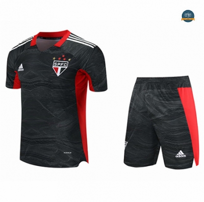 Cfb3 Camiseta Sao Paulo Portero + Pantalones Negro 2021/2022