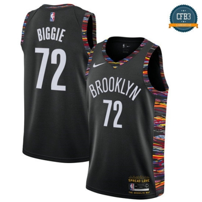 cfb3 camisetas The Notorious BIG, Brooklyn Nets 2018/19 - City Edition