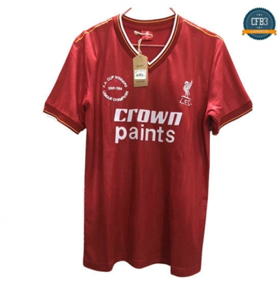 Camisetas 1985-1986 Liverpool Equipación Rojo