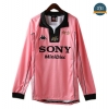 Camisetas 1998 Juventus Equipación Manga Larga Rosa