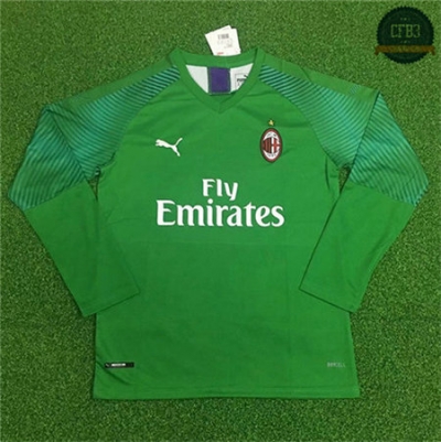 Camiseta AC Milan Portero Manga Larga Verde 2019/20