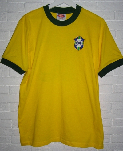 Camiseta 1970 Bresil 1ª Equipación