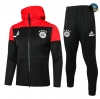 Cfb3 Chaqueta Chandal - Sudadera con Capucha Bayern Munich Negro/Rojo 2020/2021