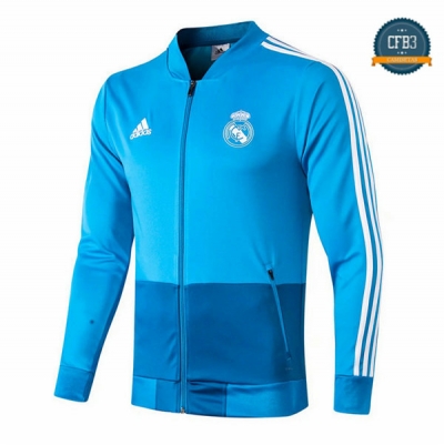 Cfb3 Camisetas Chaqueta Sudadera Real Madrid Azul 2019/2020