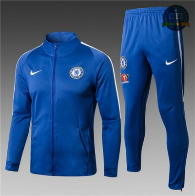 Chaqueta Chándal Chelsea Azul 2017 Cuello alto