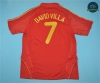Camiseta 2008 España 1ª Equipación (7 David Villa)